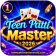 Teen Patti Master 2026 logo featuring playing cards, gold coins, and a glowing blue-purple casino-themed background.